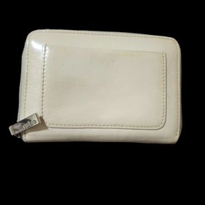 HOBO leather cream wallet